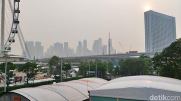 Kabut Asap Menyelimuti Singapura Jelang Balapan F1