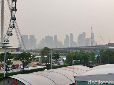 Kabut Asap Menyelimuti Singapura Jelang Balapan F1