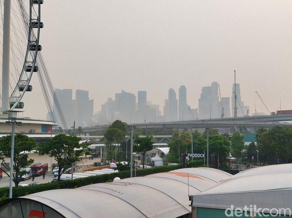 Kabut Asap Menyelimuti Singapura Jelang Balapan F1
