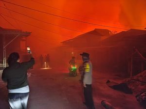Lahan Gambut di Bangka Selatan Terbakar, Ratusan Rumah Warga Ikut Dilalap Api