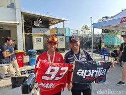 Fans Lega Marc Marquez Pecah Telur di Mandalika
