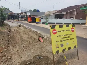 Pemkot Depok Perbaiki 5,1 Km Jalan Raya Tapos, Target 2 Minggu Selesai