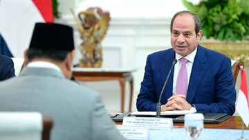 Di Depan Prabowo, Presiden Mesir Terima Kasih RI Perjuangkan Palestina di BoP