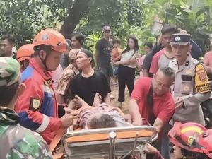 Lansia Tercebur Sumur 20 Meter di Gunung Sindur, Polisi-Damkar Evakuasi