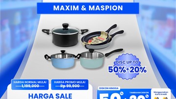 Serbu! Alat Masak Banting Harga di Transmart Full Day Sale
