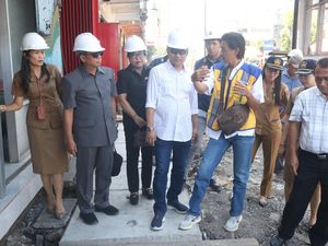 DPRD Buleleng Cek Proyek Drainase-Penataan Jalan Diponegoro, Progres 27%
