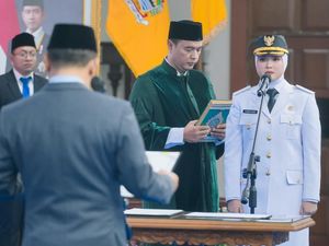 Linda Benny Dilantik Jadi Wabup Klaten Gantikan Mendiang Suami
