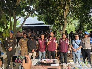 Polri Gerebek 9 Sarang Narkoba di Sumut, 36 Orang Ditangkap