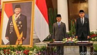 Sertijab Menlu, Arrmanatha Nasir Resmi Gantikan Sugiono