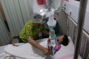 Lonjakan Kasus ISPA Akibat Kabut Asap Karhutla di Palangka Raya dan Sumsel