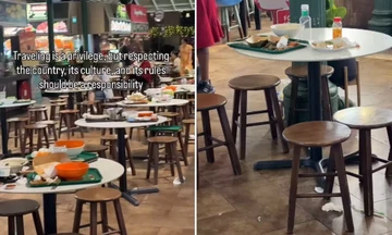 Turis Unggah Video Meja Kotor di Lau Pa Sat, Ingatkan Pengunjung Hormati Aturan Singapura
