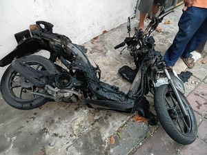 Duo Maling di Jakut Ikut Terbakar Usai Motornya Meledak Saat Beraksi