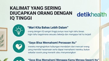 Infografis: 4 Kalimat yang Sering Diucapkan Orang dengan IQ Tinggi