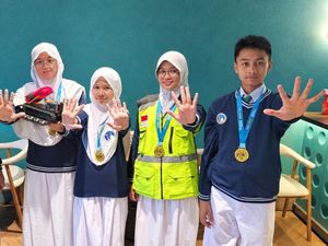 Keren! Robot Pendeteksi Korban Bencana Karya Siswa Surabaya Raih Emas