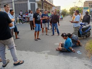 Ditabrak Suami Korban, 2 Pencuri Emas Batangan Rp 250 Juta di Kediri Gagal