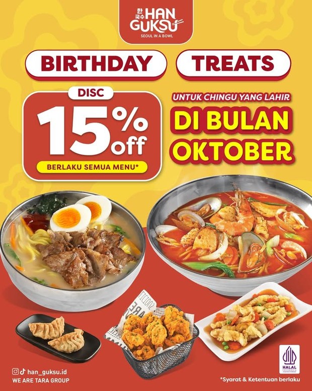 Promo Birthday Treats/ Foto: han_guksu.id Promo Birthday Treats