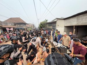 Polisi Kembali Gerebek Sarang Narkoba di Banyuasin, 18 Orang Ditangkap