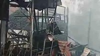 Sisa Karhutla Kembali Menyala, Bangunan di Kotim Ludes Terbakar