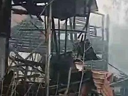 Sisa Karhutla Kembali Menyala, Bangunan di Kotim Ludes Terbakar