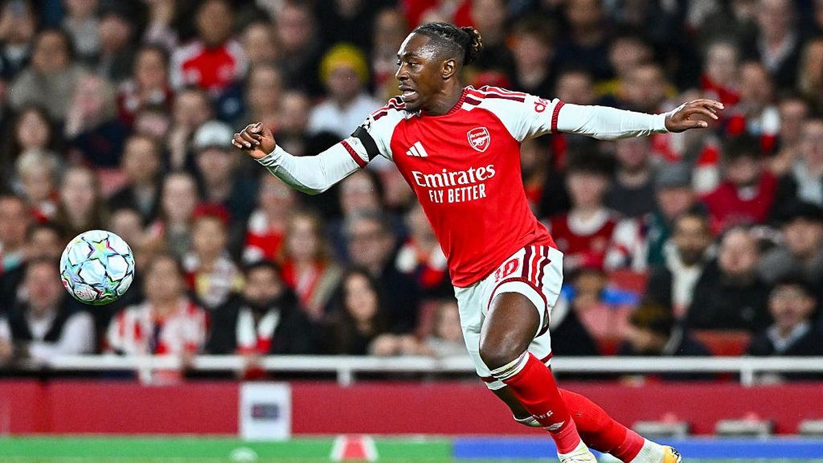Eberechi Eze saat bertanding menghadapi Lille di Liga Champions. Foto: DeFodi Images via Getty Images/DeFodi Images