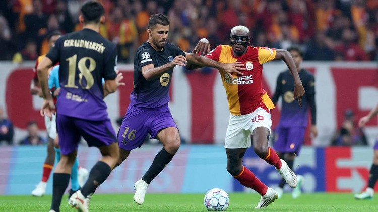 Galatasaray Vs Barcelona 1-1 di Babak Pertama