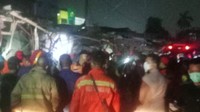 Sejumlah Ruko Hancur Imbas Ledakan di Pasar Cimanggis Tangsel