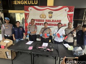 Bawa Samurai-Celurit, 5 Remaja Diduga Gangster di Bengkulu Jadi Tersangka