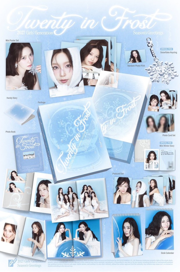 Potret Girls' Generation dalam Season's Greeting 2027 'Twenty in Frost'/ Foto: instagram.com/girlsgeneration Potret Girls' Generation dalam Season's Greeting 2027 'Twenty in Frost' yang menampilkan kesiapan menyambut tahun baru.