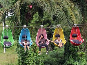 Wisata DeRiver Pancur Batu, Ada Rainbow Slide Terpanjang di Sumut