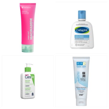 Mencari Kilau: 7 Facial Wash yang Pas Untuk Kulit Kering dan Kusam