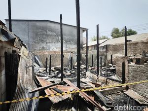 11 Rumah Terbakar di Jalan Rappokalling Utara 1 Makassar