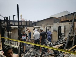 Kebakaran Hanguskan Rumah di Jalan Rappokalling Utara 1 Makassar