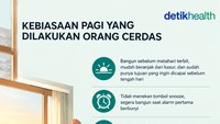 Infografis: 5 Kebiasaan Pagi yang Kerap Dilakukan Orang Cerdas