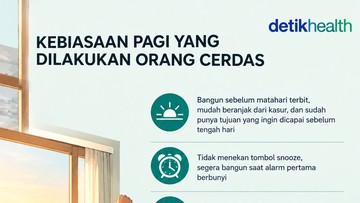Infografis: 5 Kebiasaan Pagi yang Kerap Dilakukan Orang Cerdas