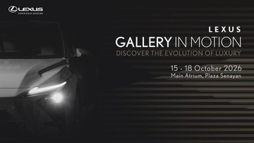 Pameran Otomotif Lexus Gallery in Motion Siap Pukau Pengunjung Plaza Senayan