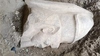 Potret Patung Firaun Ramses II Ditemukan di Delta Sungai Nil