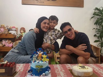 Momen Harmonis Baim Wong dan Paula Verhoeven di Ulang Tahun Sang Buah Hati