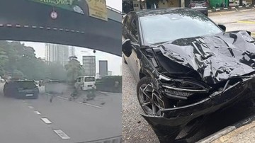 Kecelakaan Fatal BYD Seal Menghantam Perodua Bezza, Menewaskan Anak 5 Tahun