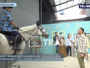Raffi Ahmad Hadiahi Irfan Hakim Kuda Putih di HUT ke-51, Tahun Lalu Mobil