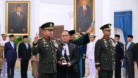 'Tukar Jabatan' 2 Jenderal TNI