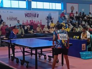 Tuan Rumah NTT Koleksi 3 Emas, Puncaki Klasemen Tenis Meja PESONAS 2026