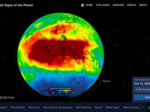 Citra Satelit NASA Tampilkan Sebaran Karbon Monoksida Tinggi di Indonesia