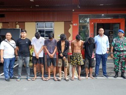 TNI Gerebek Lokasi Pengoplosan Gas Elpiji di Deli Serdang, 5 Orang Diamankan