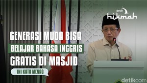 Generasi Muda Bisa Belajar Bahasa Inggris Gratis di Masjid