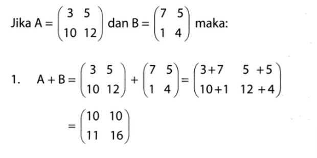 Contoh matriks