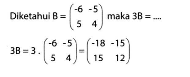 Contoh matriks