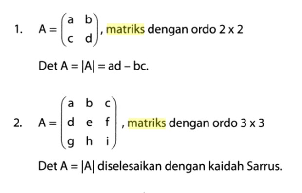 Contoh matriks