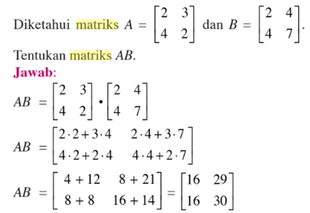 Contoh matriks