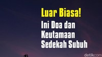 Doa Sedekah Subuh