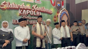 Kapolri Ajak Ulama Jatim Sinergi Jaga Kamtibmas